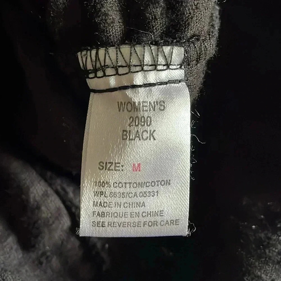 Woolrich Corduroy Black Cotton Bomber Jacket Vintage Kinsdale Zip Up Women Sz M - Picture 8 of 8